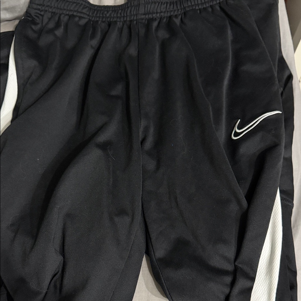 Nike Black and White Joggers
